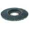 Weiler 5" Abrasive Flap Disc, Conical (TY29), Phenolic Backing, 40Z, 7/8" 31356 - alternate 1